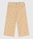 Girls' patterned corduroy trousers