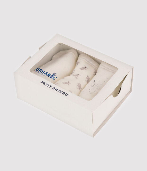 Baby Girls' Rib Knit Bibs - 3-Piece Set multicolor