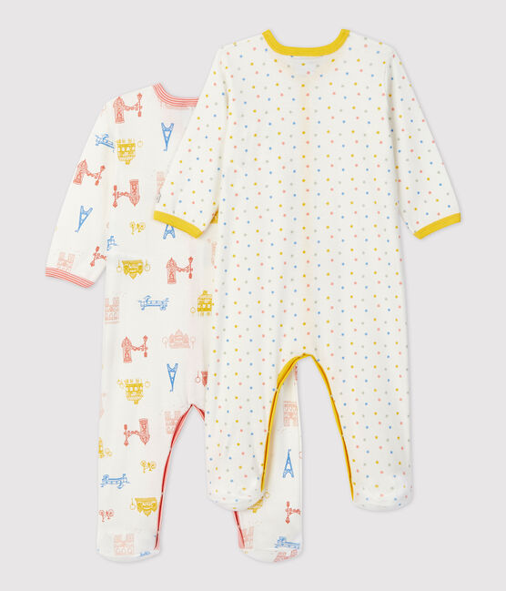 Paris Print and Starry Cotton Sleepsuits - 2-Pack variante 1