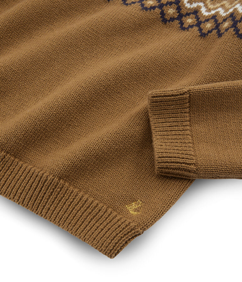 Girls' Pullover brown/multicolor