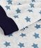 Children's star print velour pyjamas BELUGA /ADRIATIC
