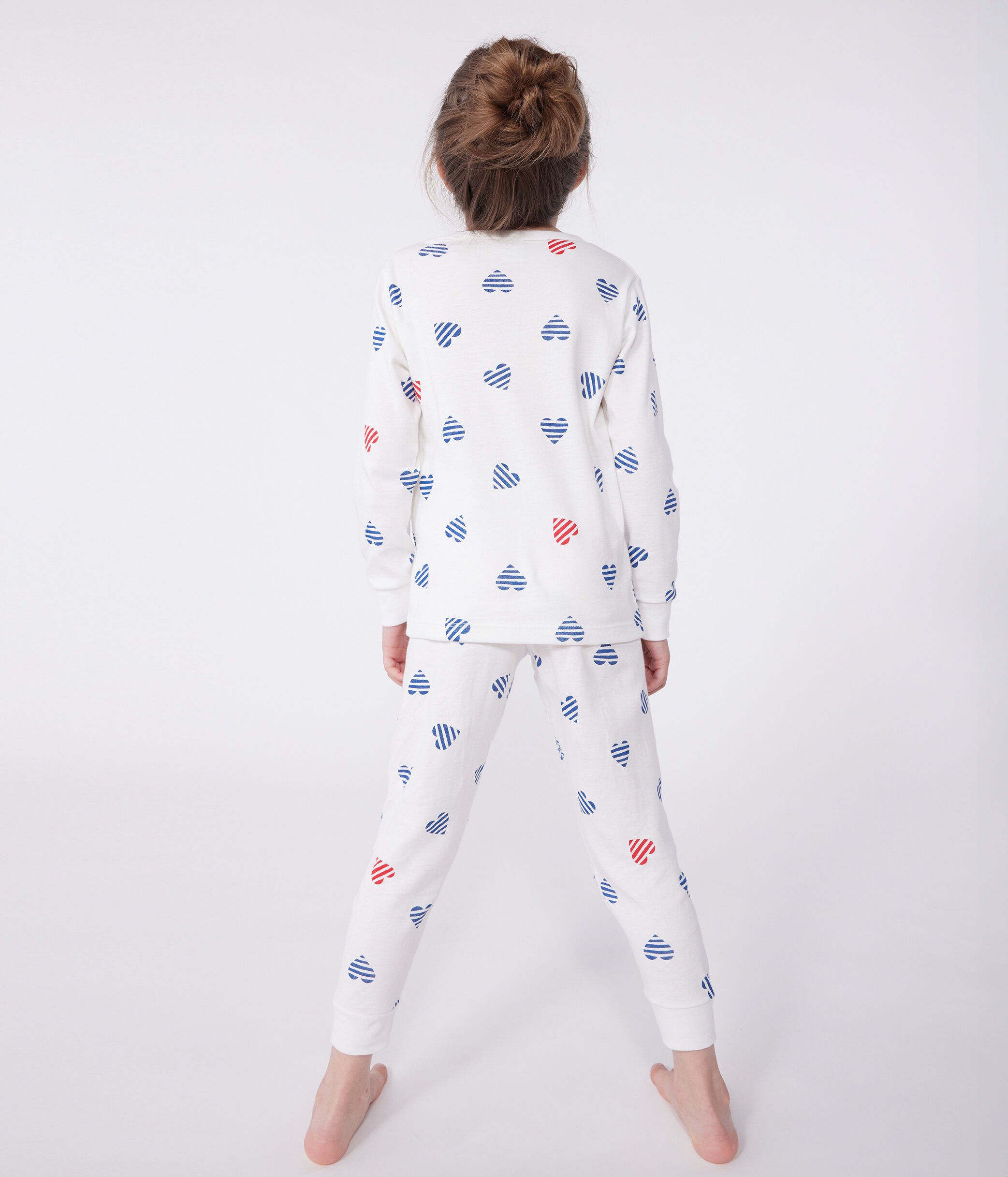 Pyjama Petit Bateau Corail Taille 8 Ans - Top BI418, Occasion Très Bon état