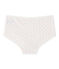 Girl's printed boxer in stretch jersey LAIT white/MULTICO white
