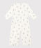 Cotton Jumpsuit/Sleeping Bag MARSHMALLOW white/GRIS grey