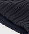 Babies' Unisex Fleece-Lined Knitted Snood SMOKING blue