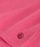 Children's plain short-sleeved cotton T-shirt PEONIA pink