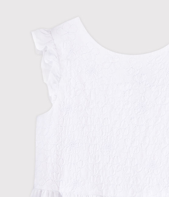 Girls' formal dress ECUME white
