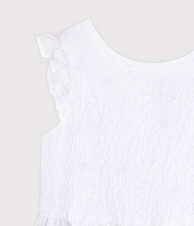 Girls' formal dress white