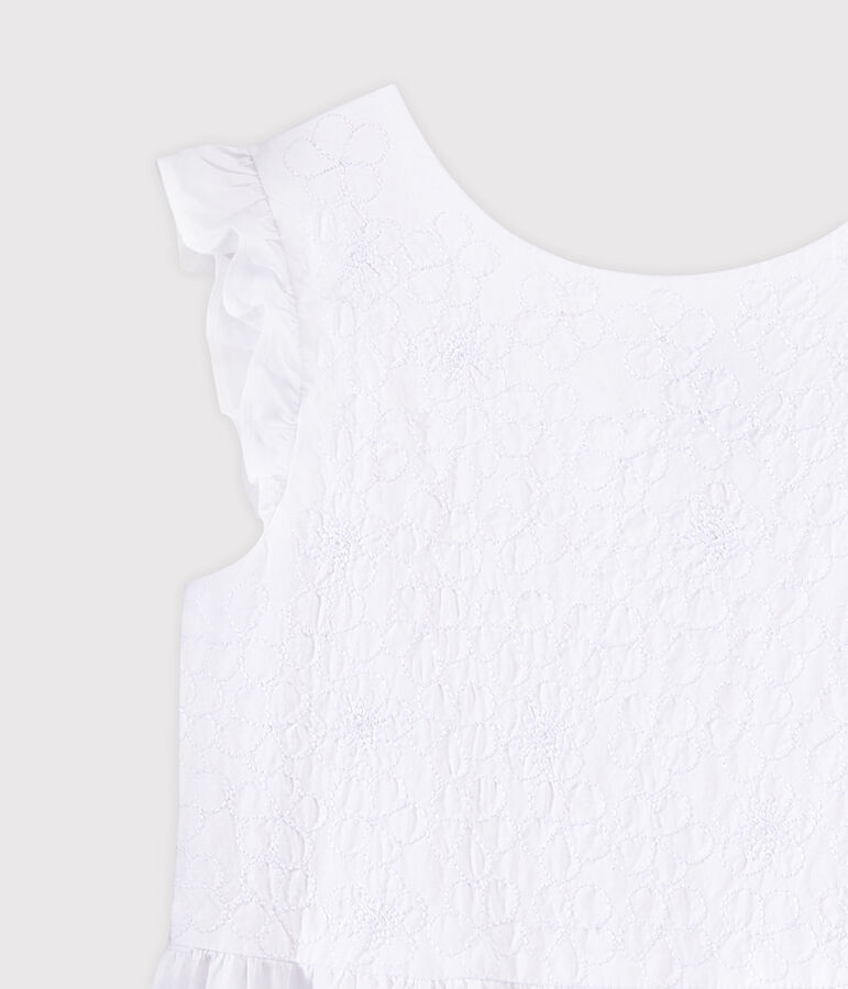 Girls' formal dress white