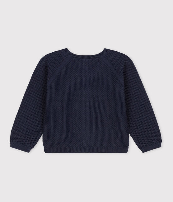 Girls' Cotton Cardigan SMOKING blue
