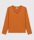 Women's Straight Cotton V-Neck T-Shirt