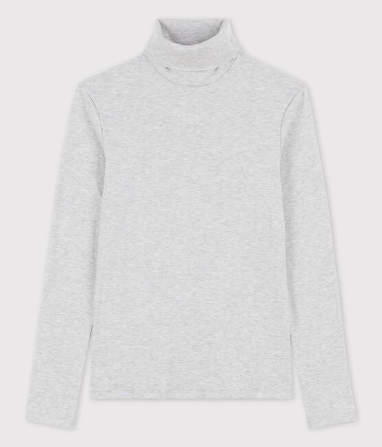 Women's Iconic Cotton Cocotte Stitch Undershirt BELUGA CHINE grey