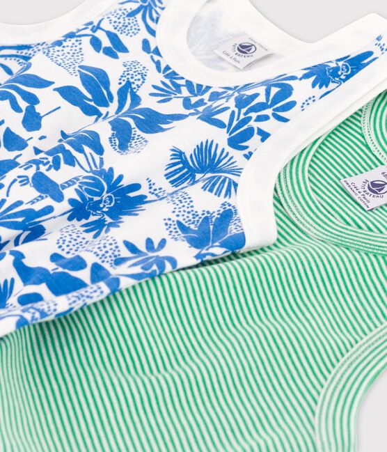 Boys' Jungle Print Cotton Vests - 2-Pack variante 1