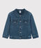 Unisex Children's Organic Denim Jacket DENIM BLEU DELAVE blue