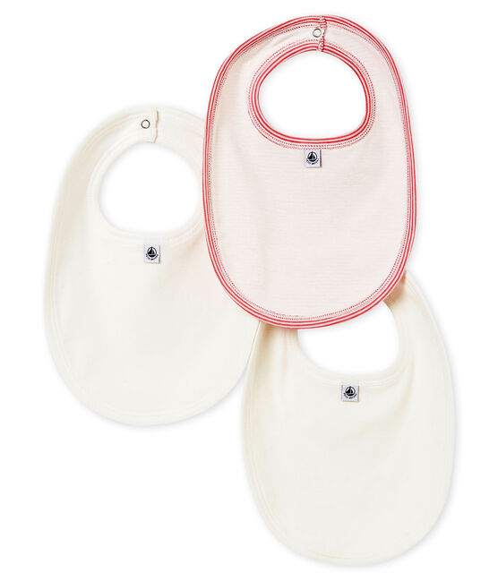 Baby girl's bib trio variante 1