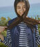 Women's Snuggly Sleeveless Cardigan SMOKING blue
