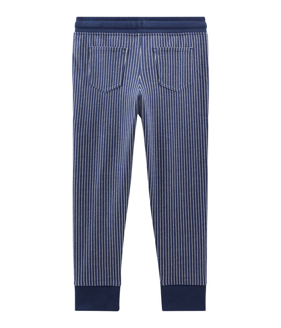 Boys' Knit Trousers SMOKING blue/MARSHMALLOW white