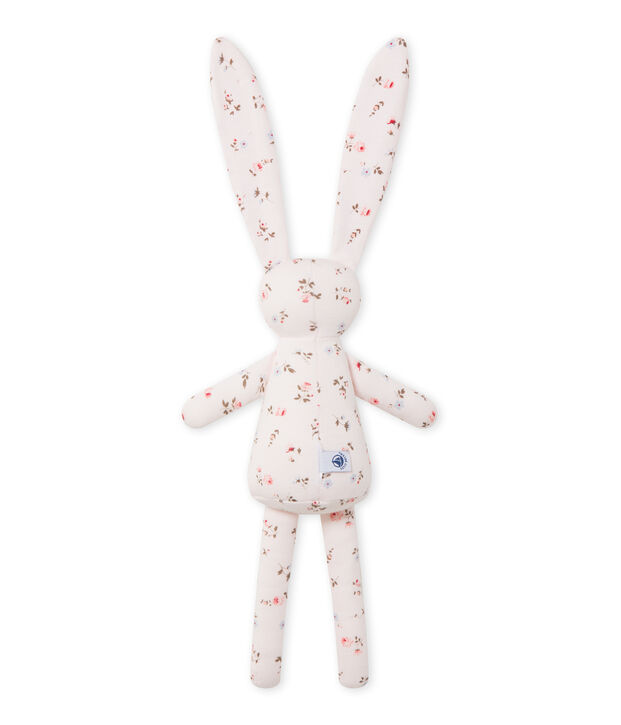 Doudou lapin b&eacute;b&eacute; mixte imprim&eacute; pink/multicolor
