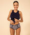Women's Heart and Stripe High-Waisted Cotton Briefs - 2-Pack Variante 1 PACK