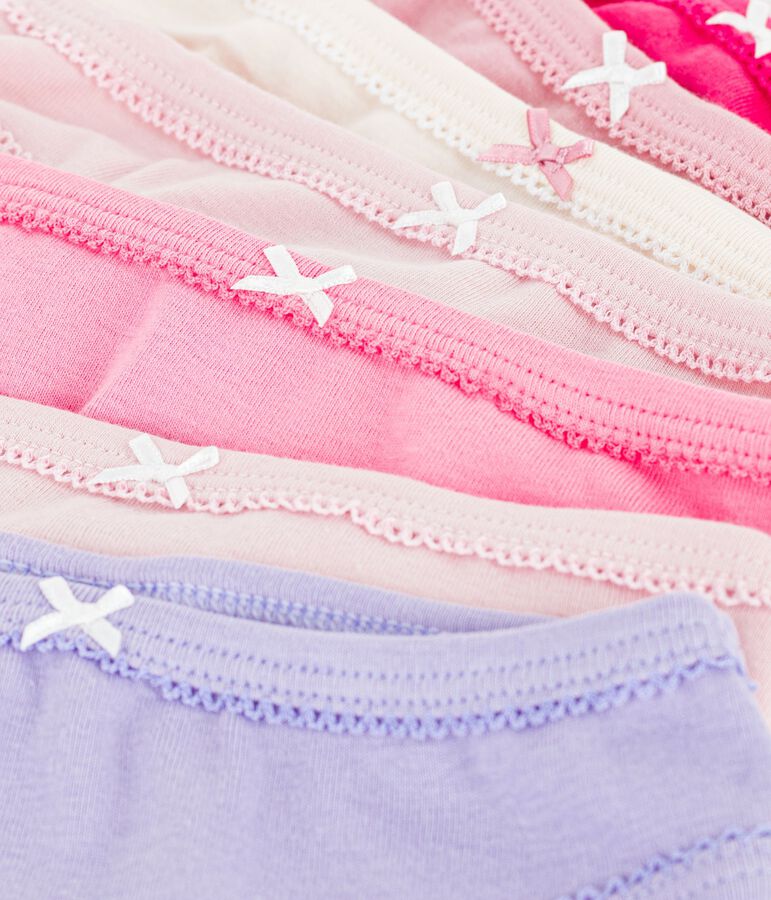 Pack of children's plain cotton pants variante 1