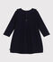 Babies' Long-Sleeved Knit Dress SMOKING blue