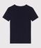 Women's Iconic Cocotte stitch cotton T-Shirt SMOKING blue