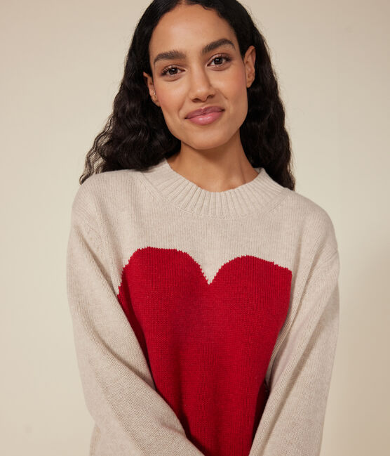 Girls' wool and cotton jumper AVALANCHE /CORRIDA