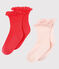Baby Girls' Lace Socks - 2-Piece Set GROSEILLER