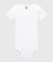 Babies' White Short-Sleeved Bodysuit ECUME white