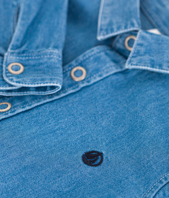 Boys' Light Denim Shirt DENIM CLAIR blue