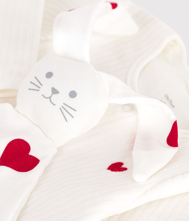 Newborn baby gift set in velvet multicolor