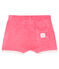 Baby girls' towelling shorts CUPCAKE pink/MARSHMALLOW white