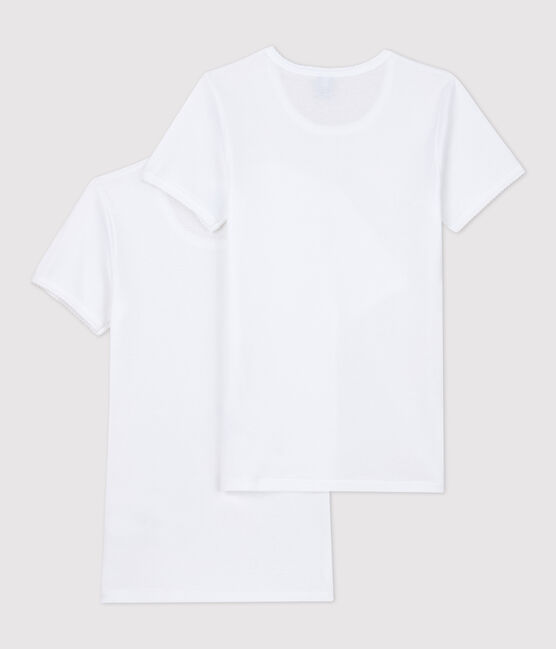 Girls' Short-Sleeved White T-Shirt - 2-Pack variante 1