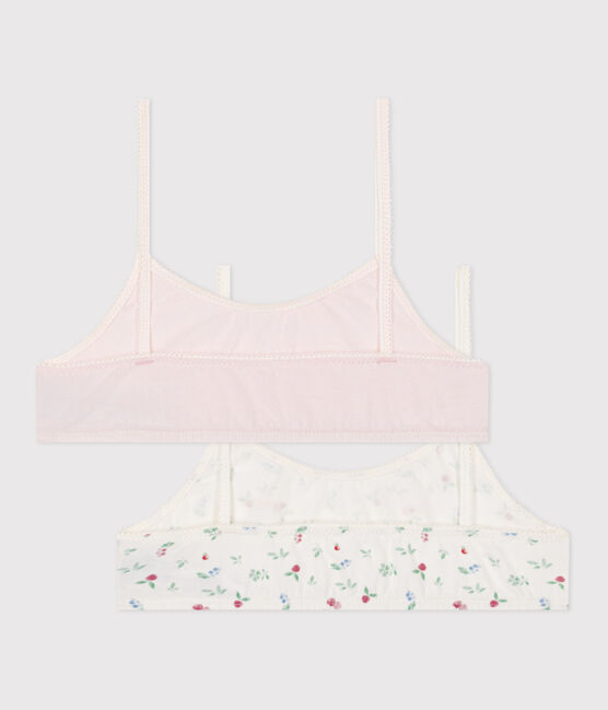 Children's fruit pattern cotton and elastane bra tops variante 1