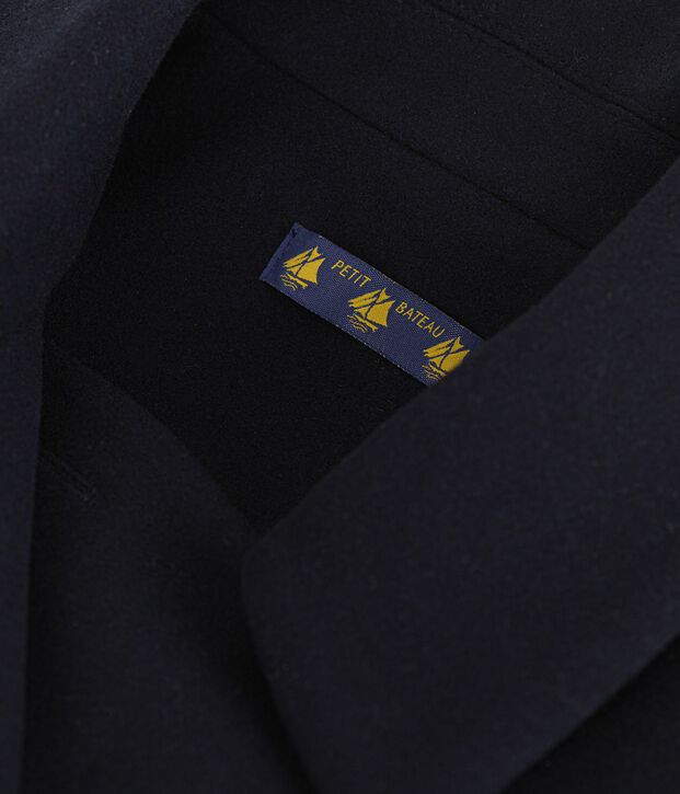 Women's woolen broadcloth pea coat SMOKING