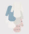 Floral Long-Sleeved Cotton Bodysuits - Pack of 5 variante 1