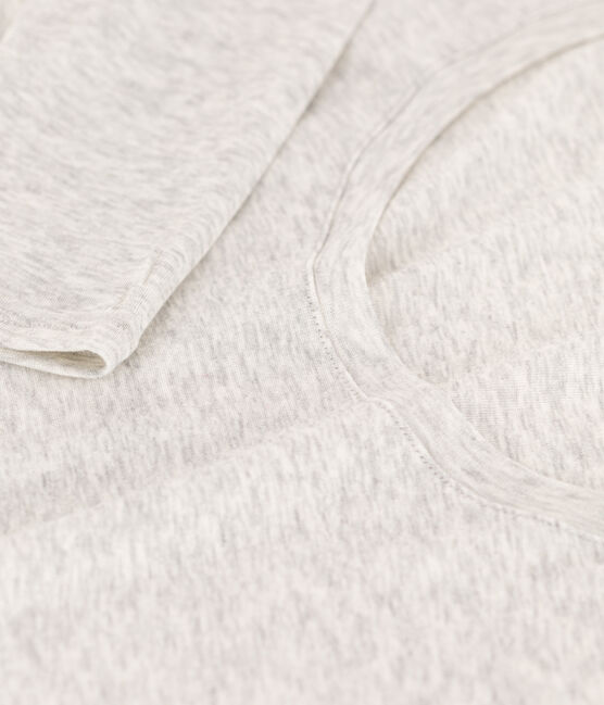 Women's second-skin light cotton T-shirt BELUGA CHINE grey