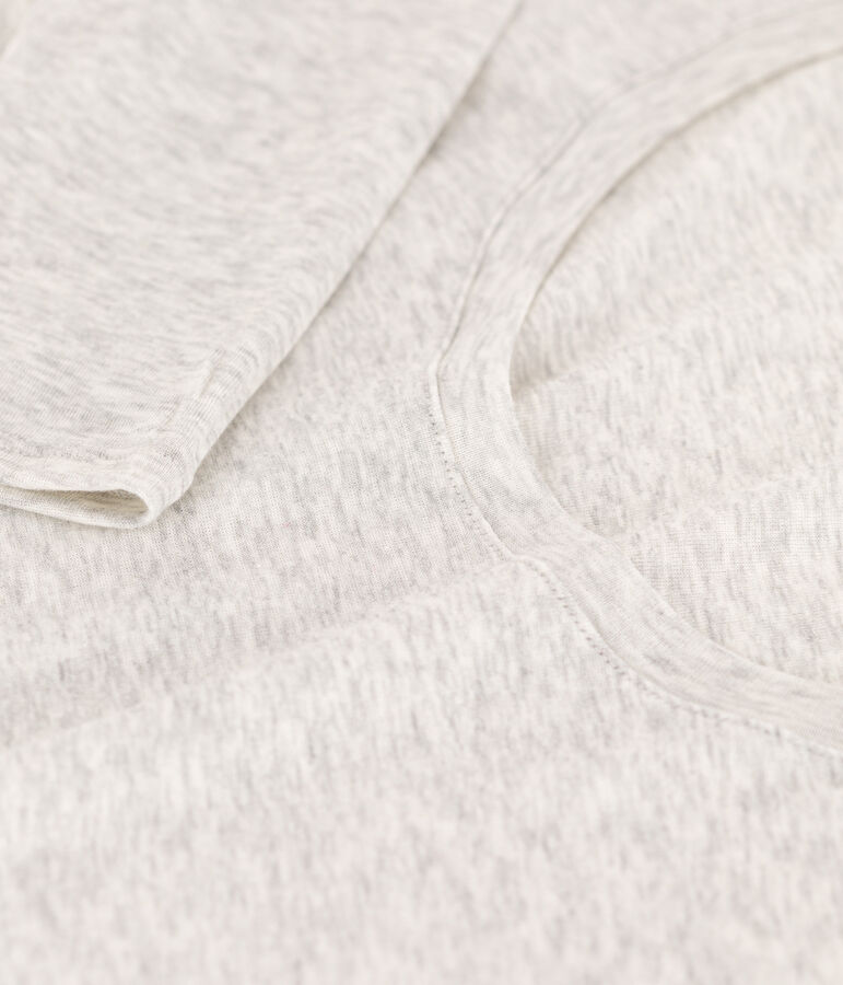 Women's second-skin light cotton T-shirt grey