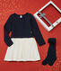 Girls' Dress and Tights Gift Set
