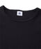 Women's short-sleeved plain t-shirt NOIR black