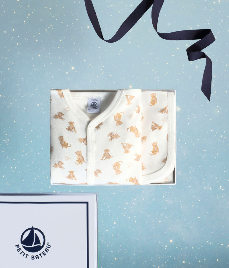 Babies' leopard print cotton gift pack multicolor