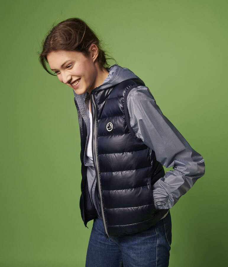 Unisex 3-in-1 Windbreaker in Recycled Fabric blue/white