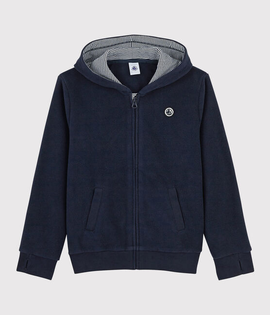 Unisex Children's Fleece Hoodie SMOKING blue