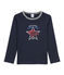 Little boy's long sleeved T-shirt SMOKING blue