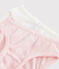 Girls' Ribbed White and Pink Cotton Knickers - 2-Pack variante 1