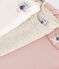 Babies' Plain Short-Sleeved Cotton Bodysuits - 3-Pack variante 1