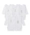 Set of 5 mixed newborn baby's long sleeved bodies variante 1