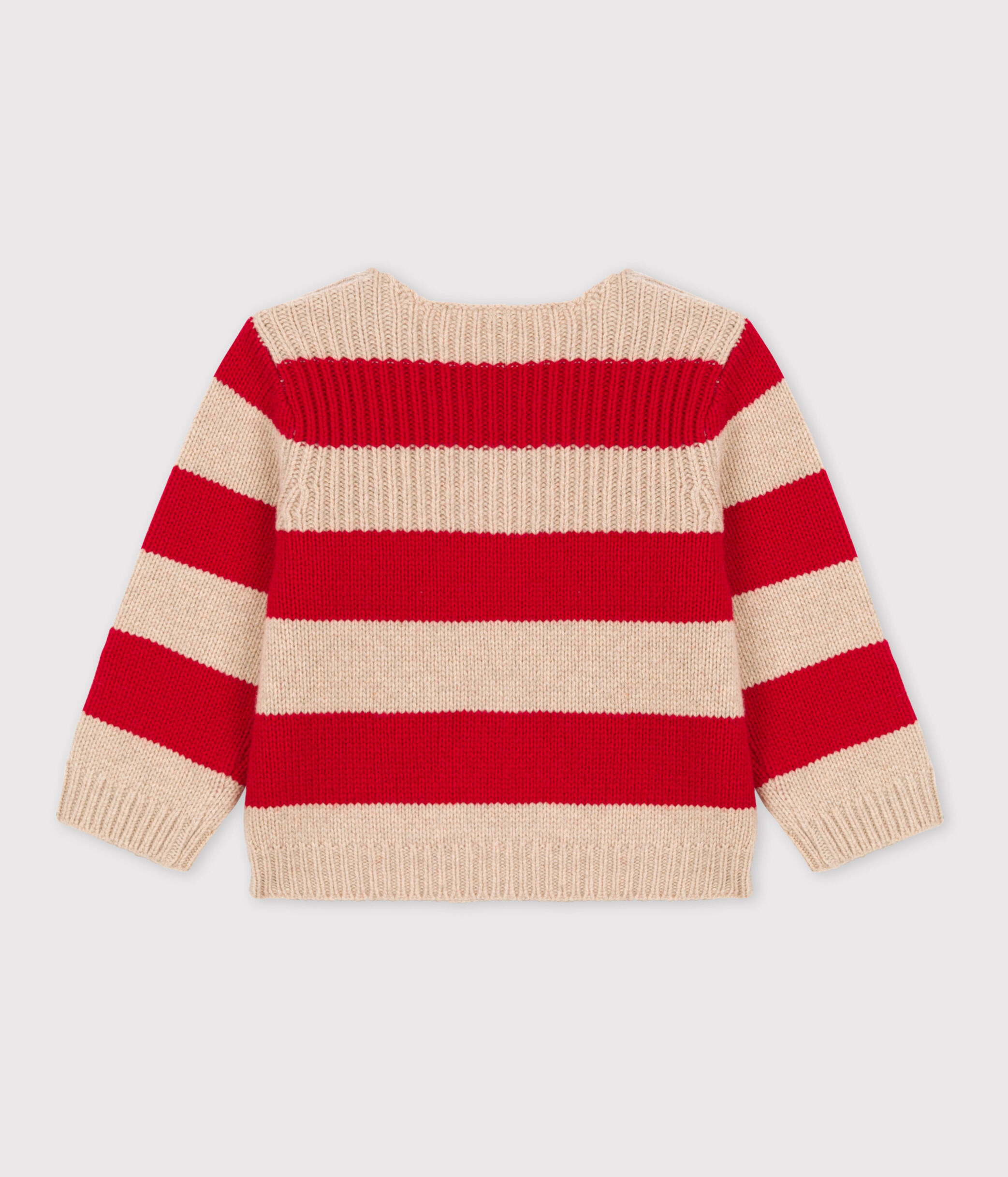 Petit Bateau Jungen Pullover – Klassischer Streifenpullover Aus Wolle & Baumwolle