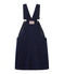 Girls' Dungaree Dress MEDIEVAL blue/ECRU beige