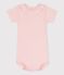 Babies' Short-Sleeved Bodysuit With Ruff MINOIS pink